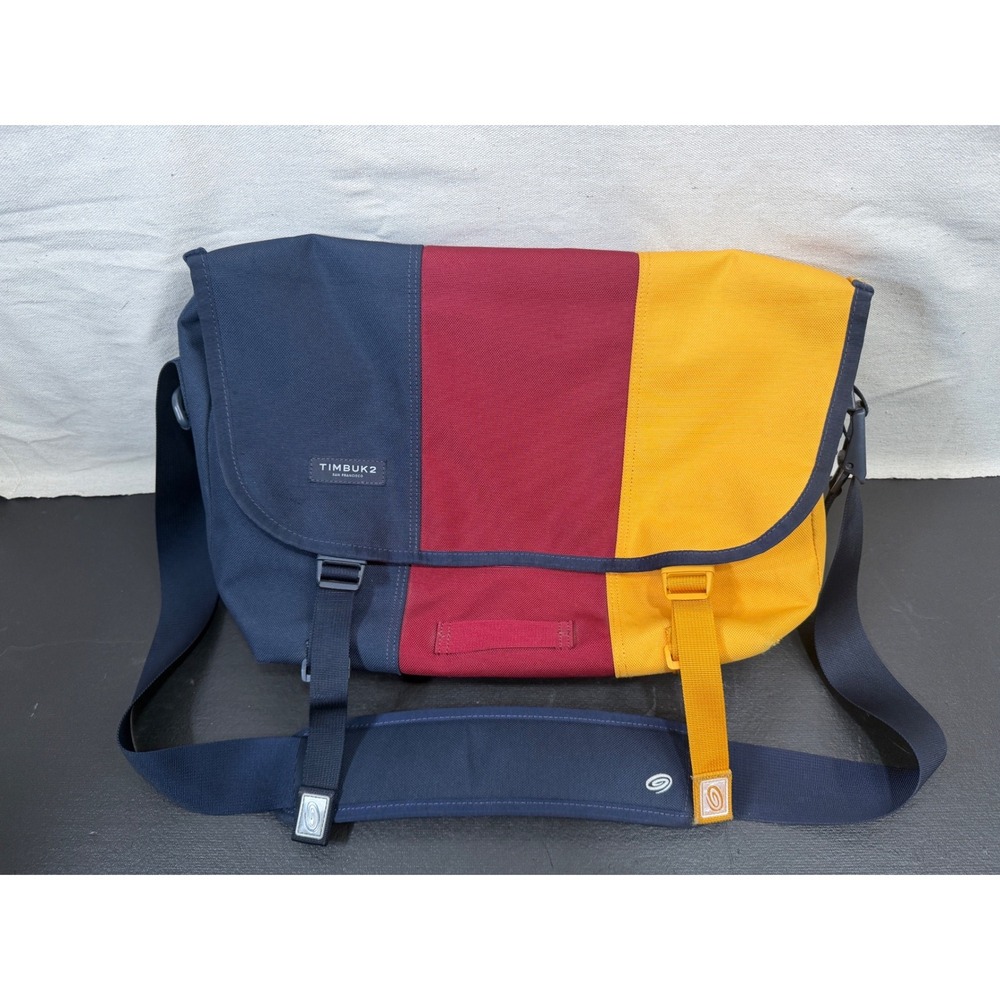 Timbuk2 Classic Messenger Bag Unisex L Multi Colorblock Cordura Laptop Commuter